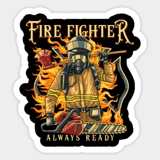 Fire fighter Sticker